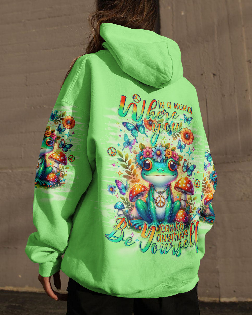 BE YOURSELF FROG ALL OVER PRINT - TLNO1602241