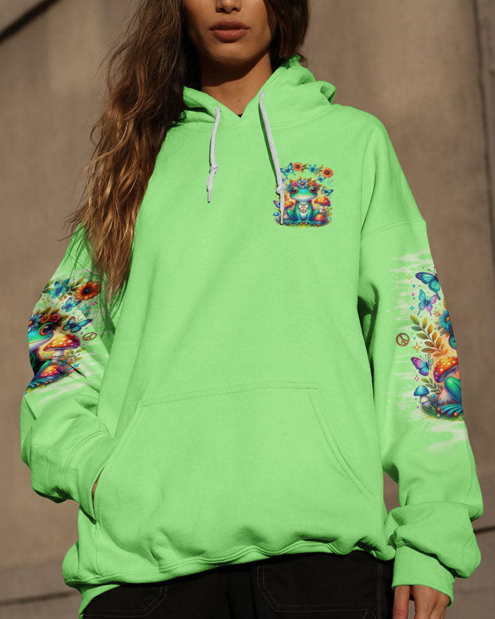 BE YOURSELF FROG ALL OVER PRINT - TLNO1602241