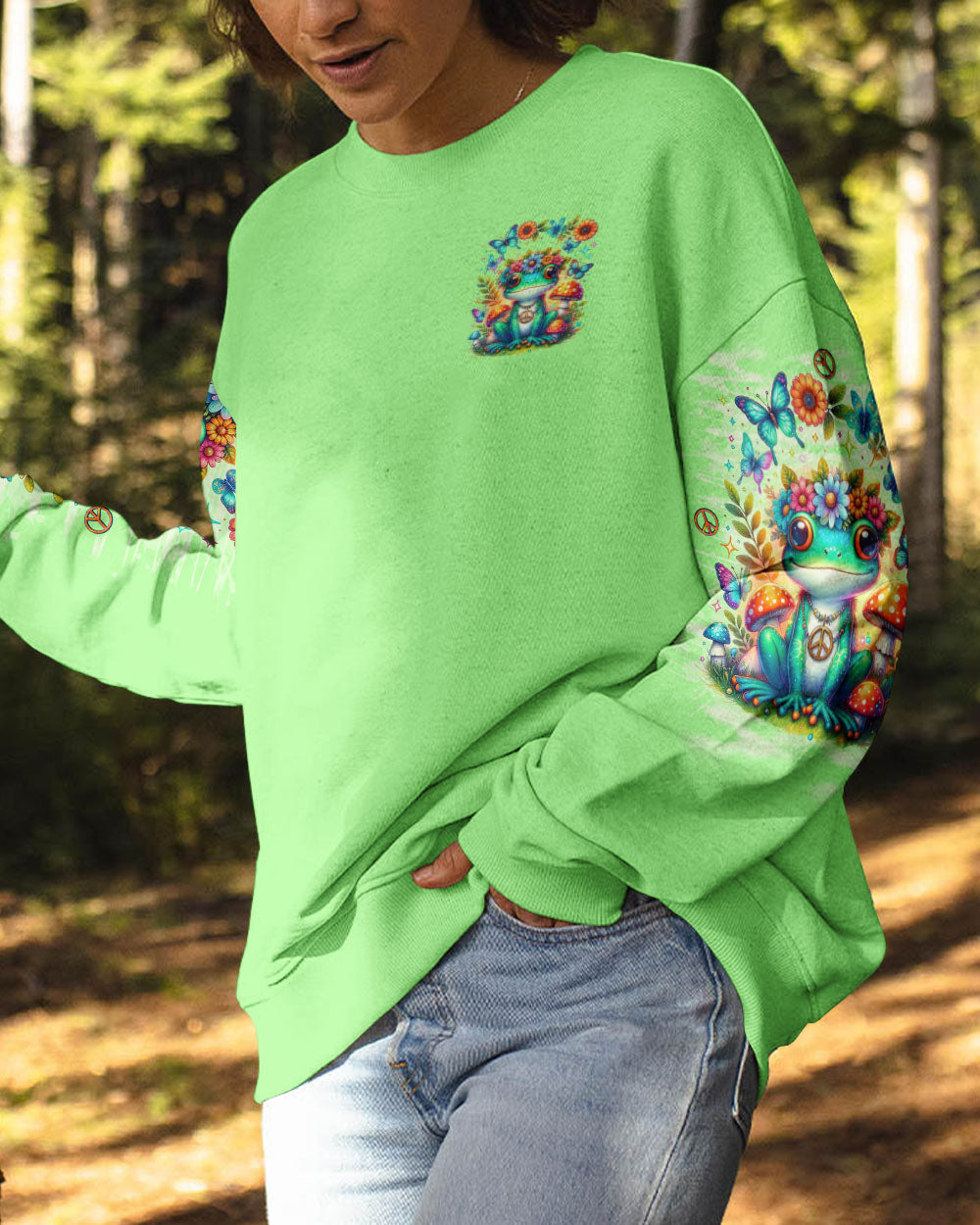BE YOURSELF FROG ALL OVER PRINT - TLNO1602241