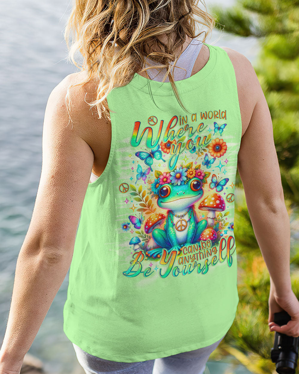 BE YOURSELF FROG ALL OVER PRINT - TLNO1602241
