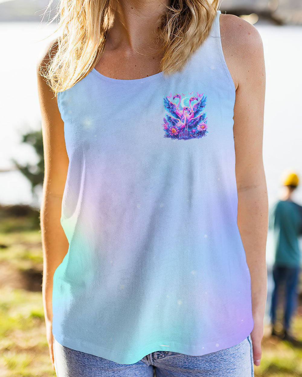 BORN TO STAND OUT FLAMINGO ALL OVER PRINT - TLNO1604242