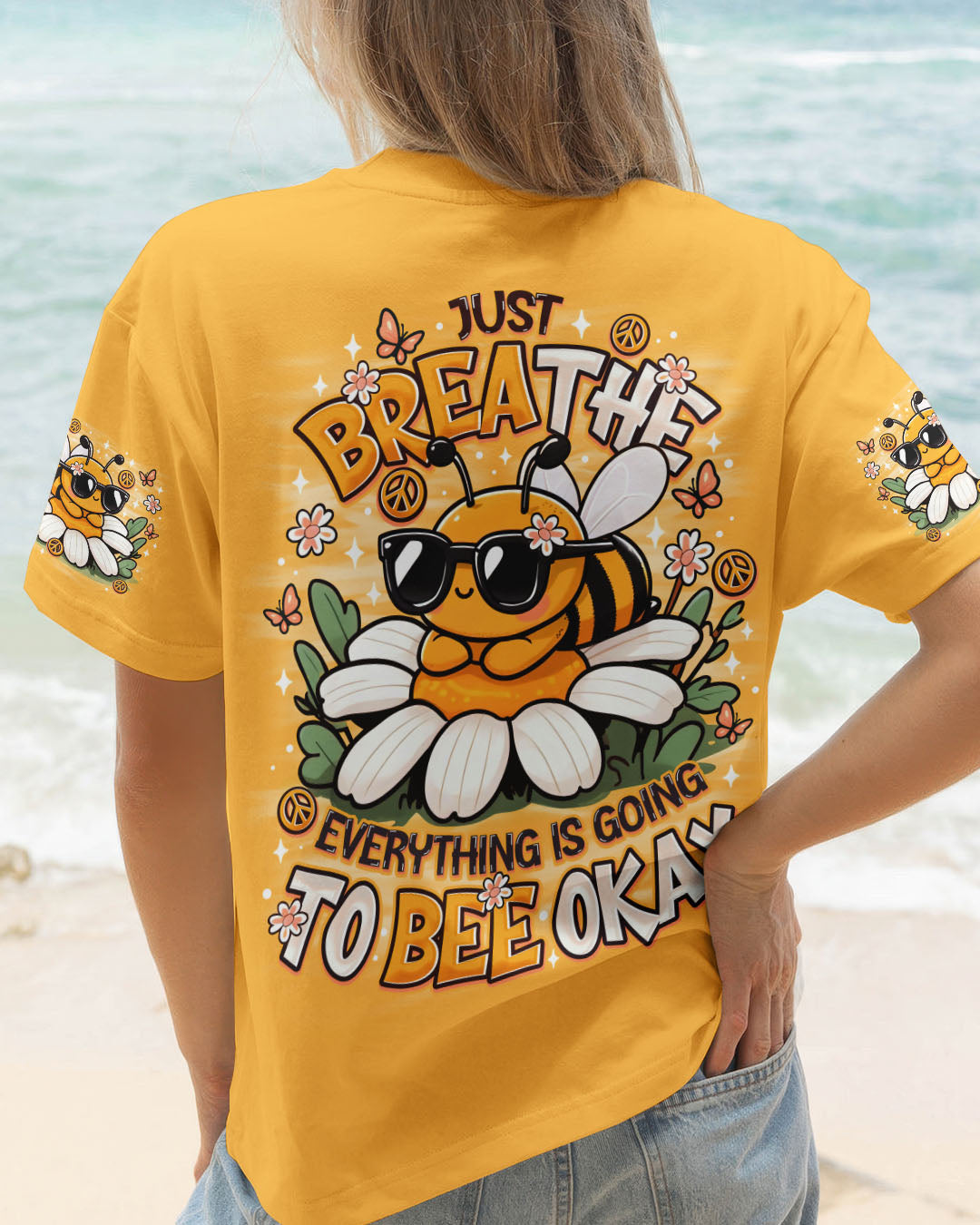 JUST BREATHE BEE ALL OVER PRINT - TLNO1609252