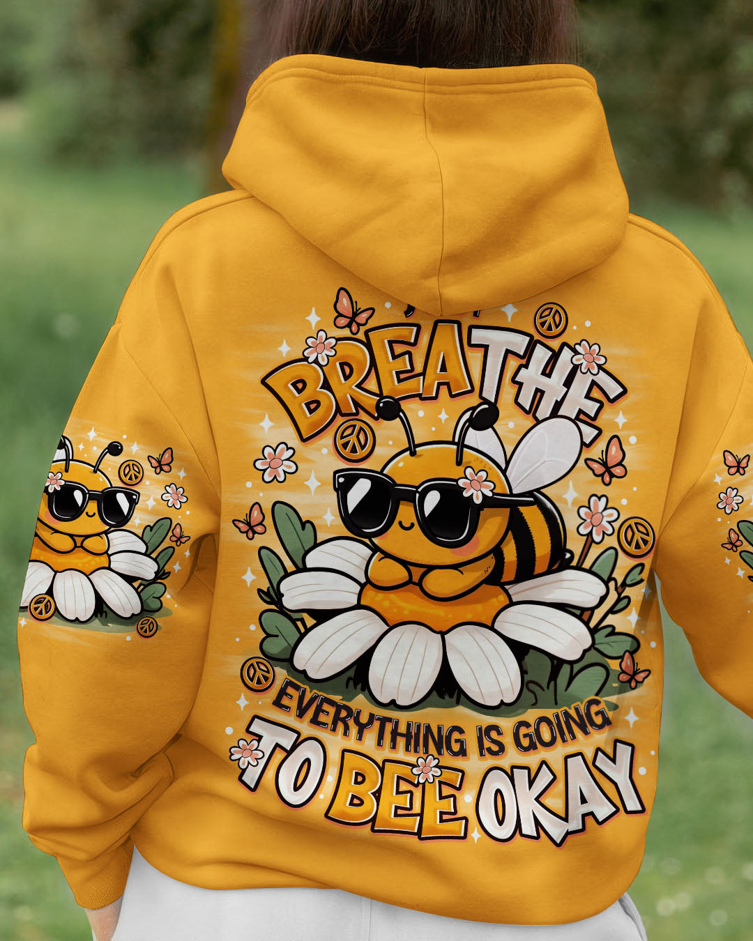 JUST BREATHE BEE ALL OVER PRINT - TLNO1609252