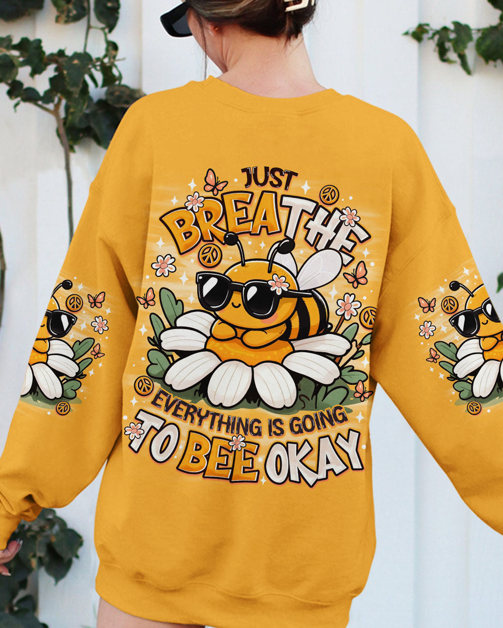JUST BREATHE BEE ALL OVER PRINT - TLNO1609252