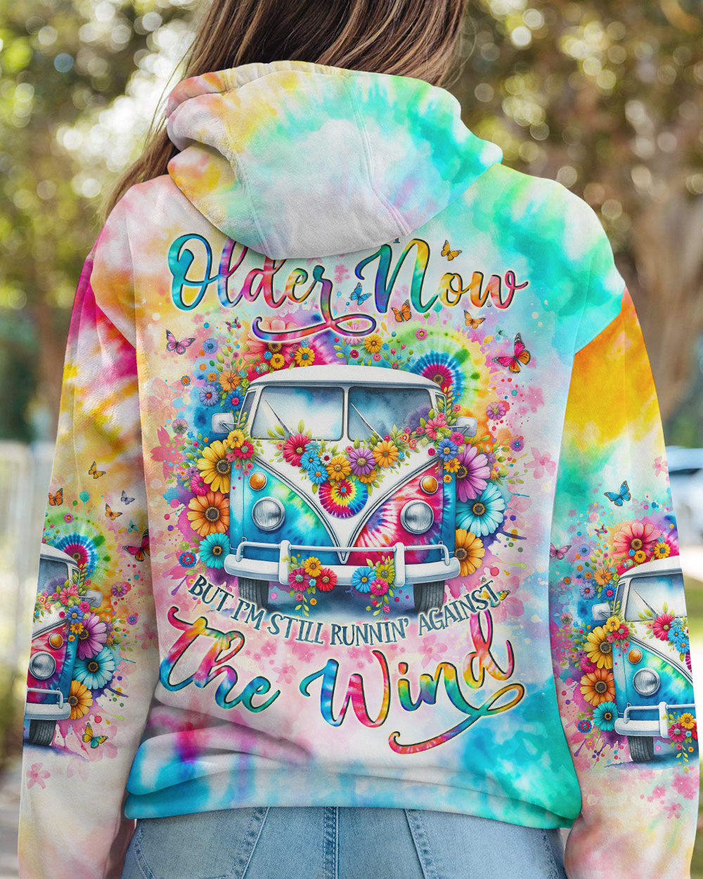 RUNNING AGAINST THE WIND TIE DYE ALL OVER PRINT - TLNO1610232