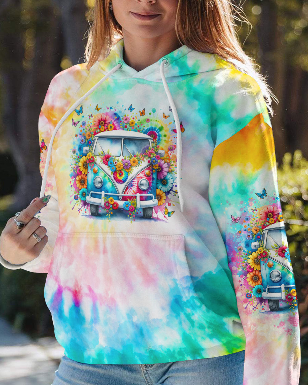 RUNNING AGAINST THE WIND TIE DYE ALL OVER PRINT - TLNO1610232