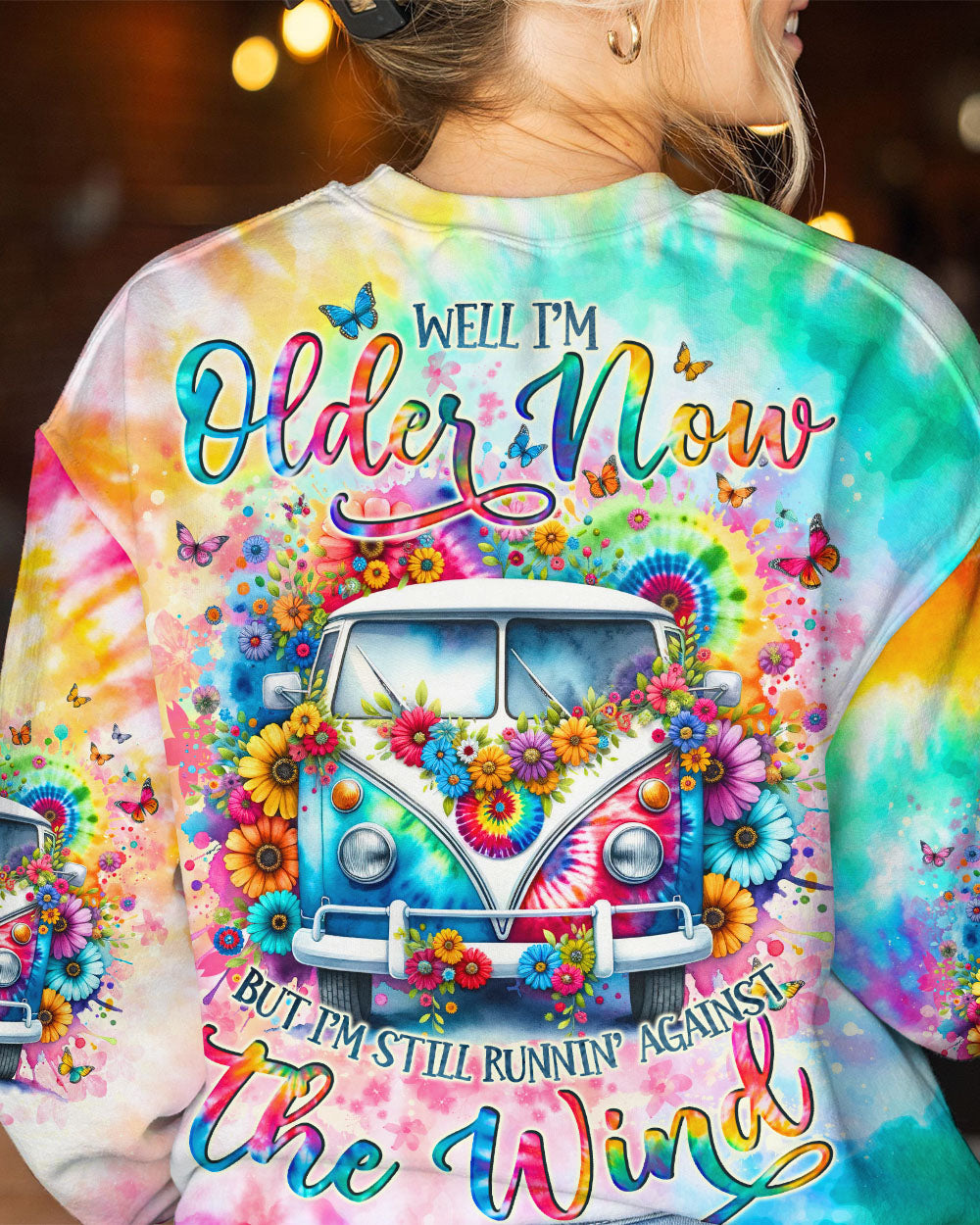 RUNNING AGAINST THE WIND TIE DYE ALL OVER PRINT - TLNO1610232