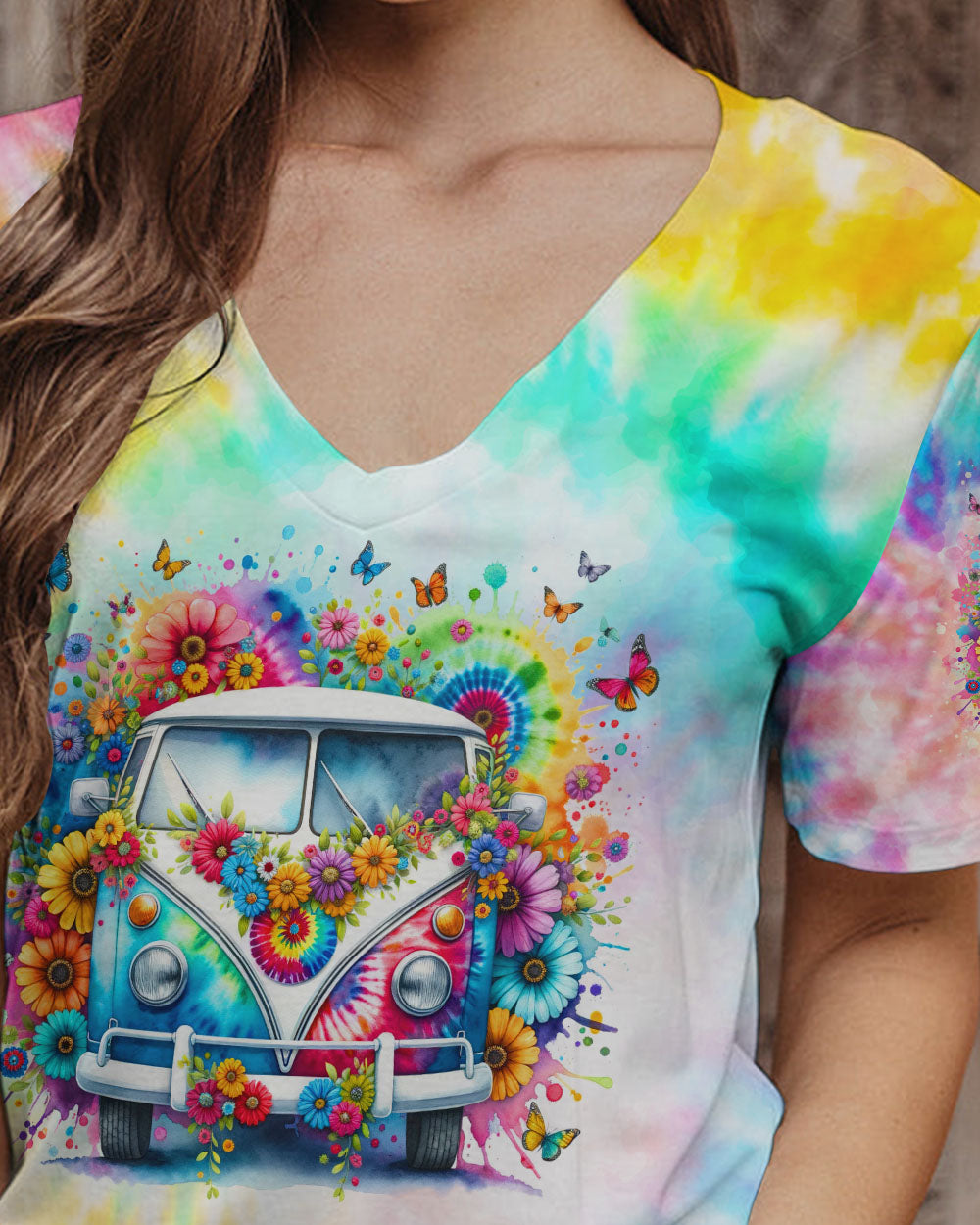RUNNING AGAINST THE WIND TIE DYE ALL OVER PRINT - TLNO1610232