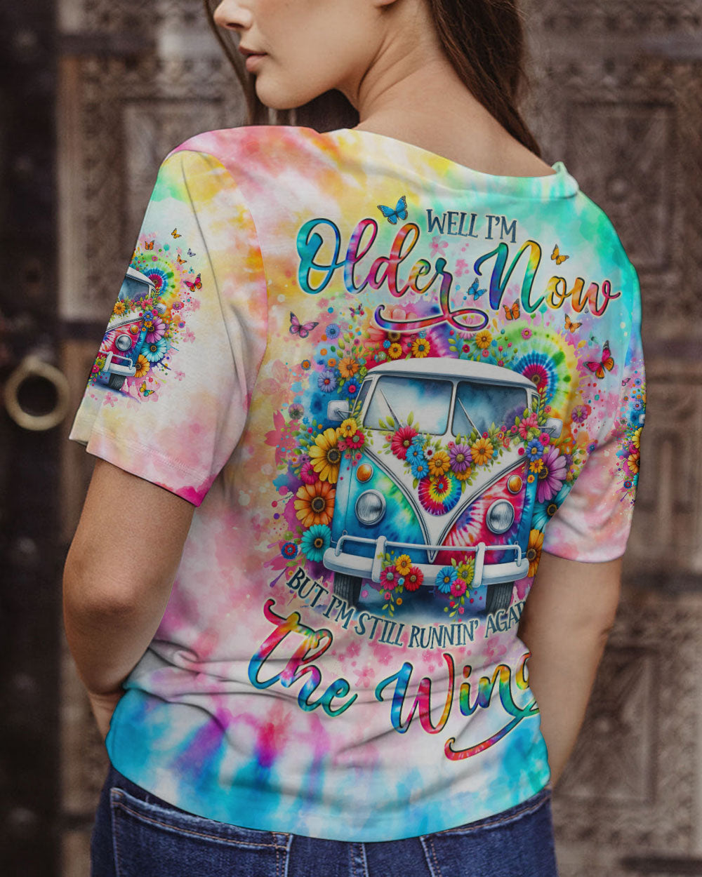 RUNNING AGAINST THE WIND TIE DYE ALL OVER PRINT - TLNO1610232