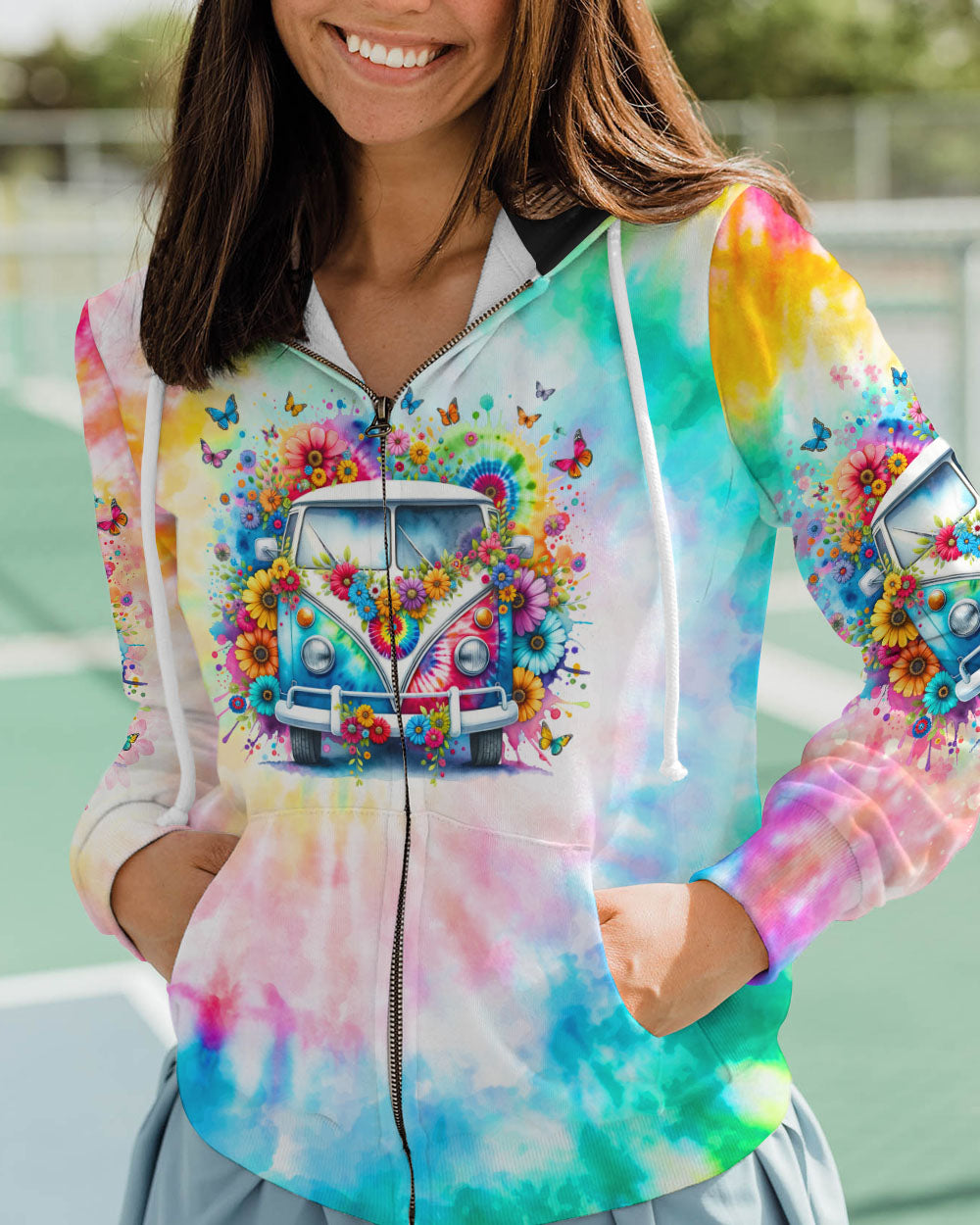 RUNNING AGAINST THE WIND TIE DYE ALL OVER PRINT - TLNO1610232