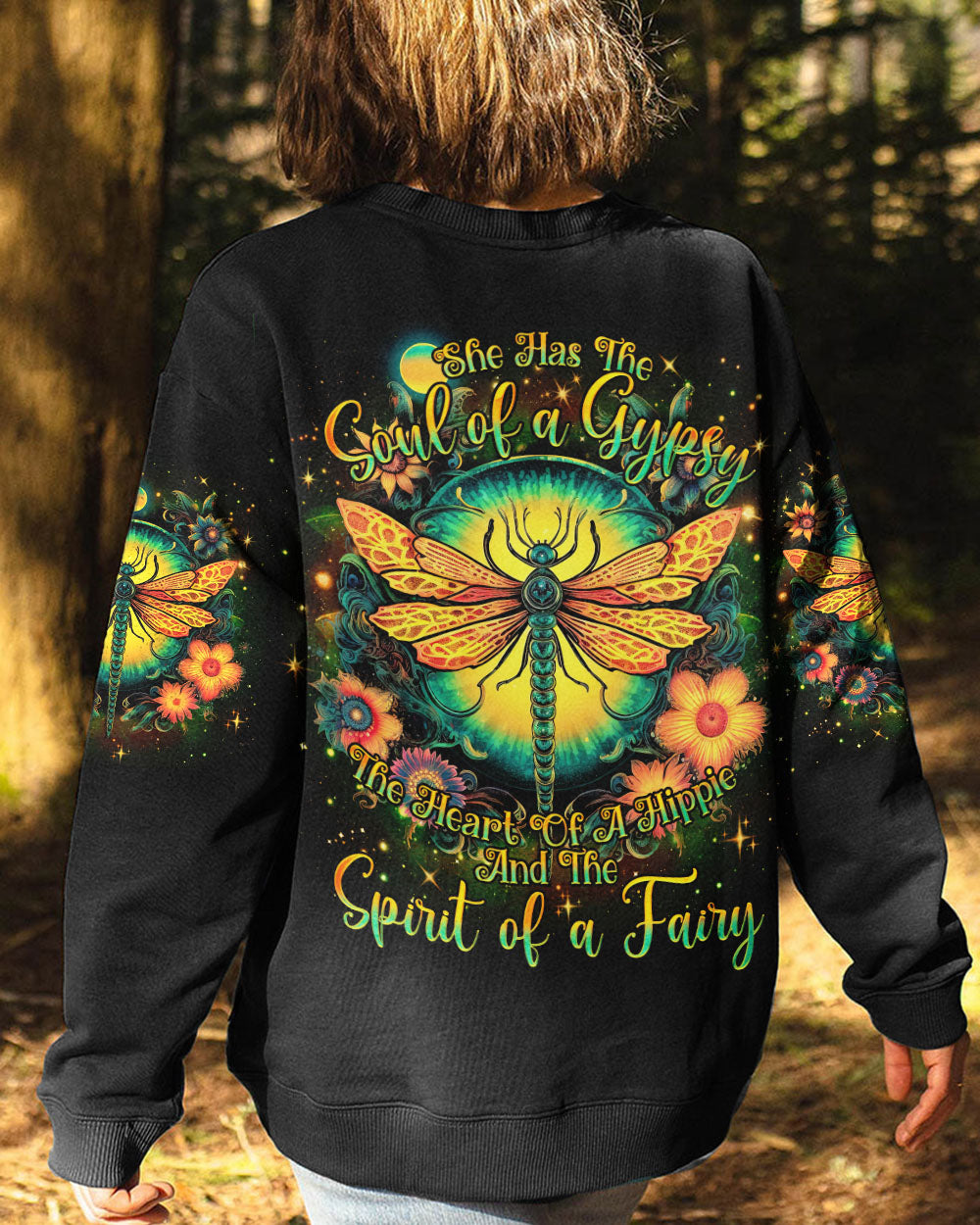 SPIRIT OF A FAIRY DRAGONFLY ALL OVER PRINT - TLNO1612231