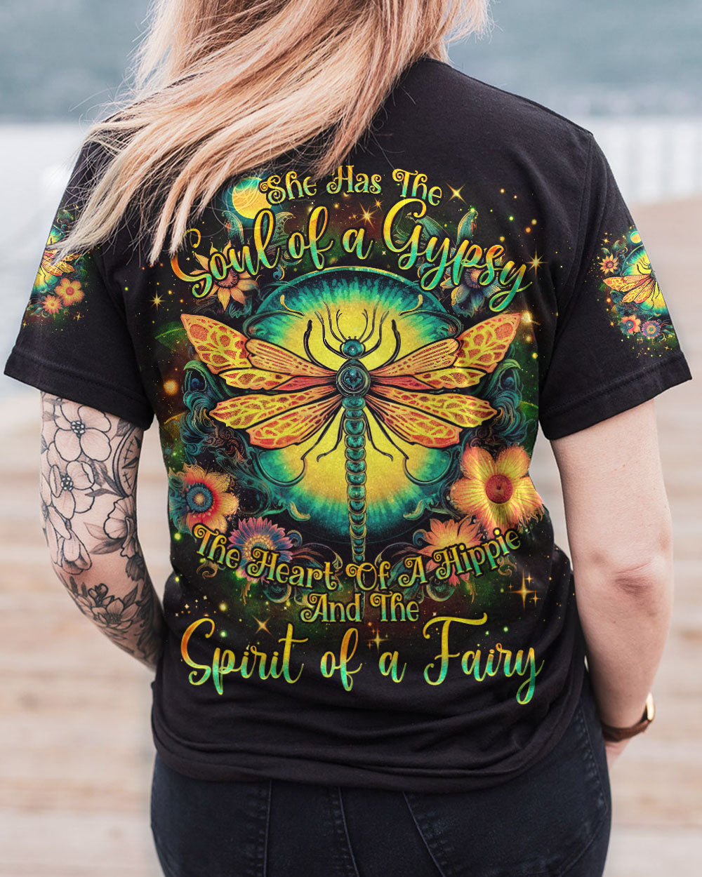 SPIRIT OF A FAIRY DRAGONFLY ALL OVER PRINT - TLNO1612231
