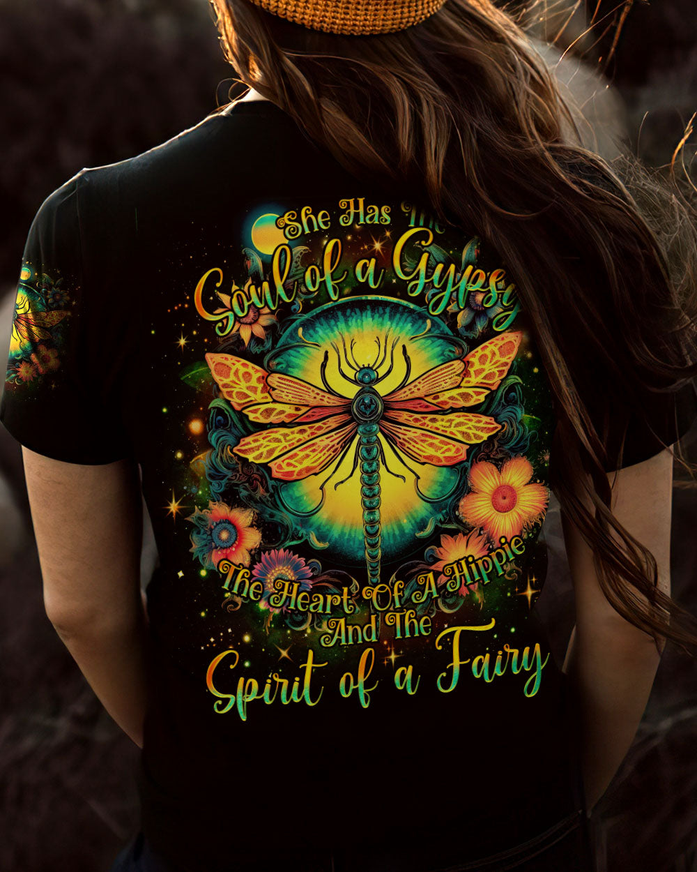 SPIRIT OF A FAIRY DRAGONFLY ALL OVER PRINT - TLNO1612231