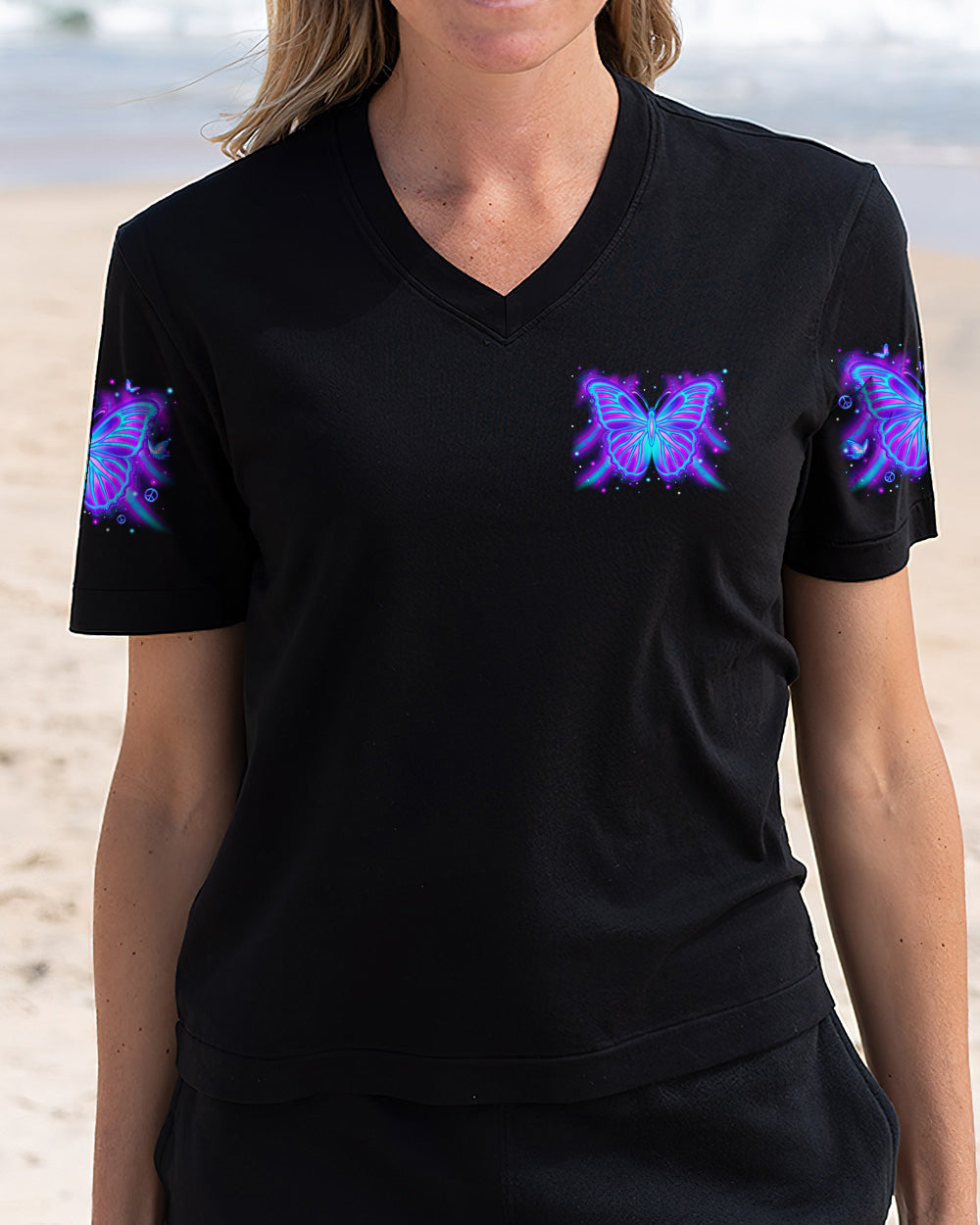 I BELIEVE THERE ARE ANGELS AMONG US BUTTERFLY  ALL OVER PRINT - TLNO1612252