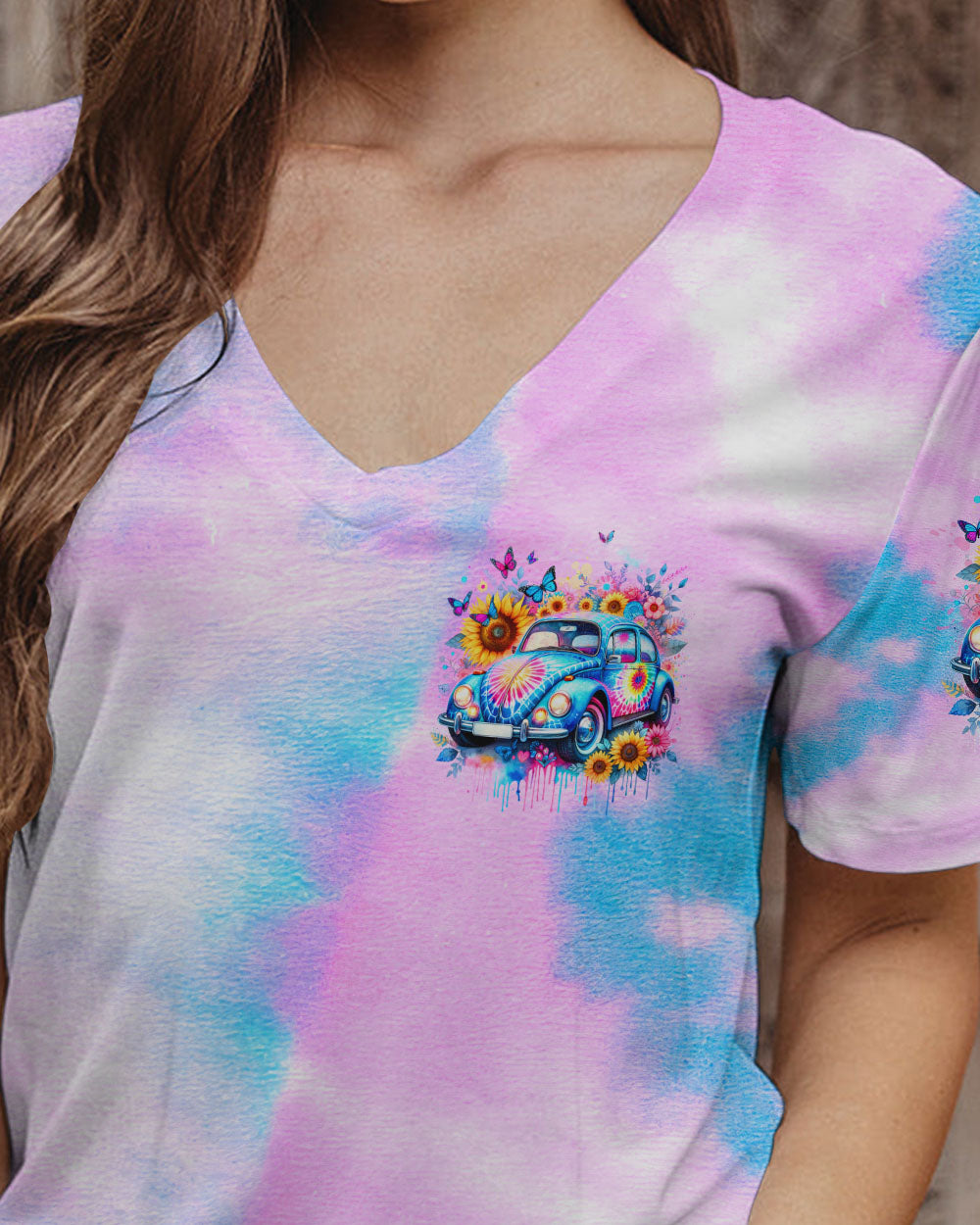RUNNING AGAINST THE WIND TIE DYE ALL OVER PRINT - TLNO1701242