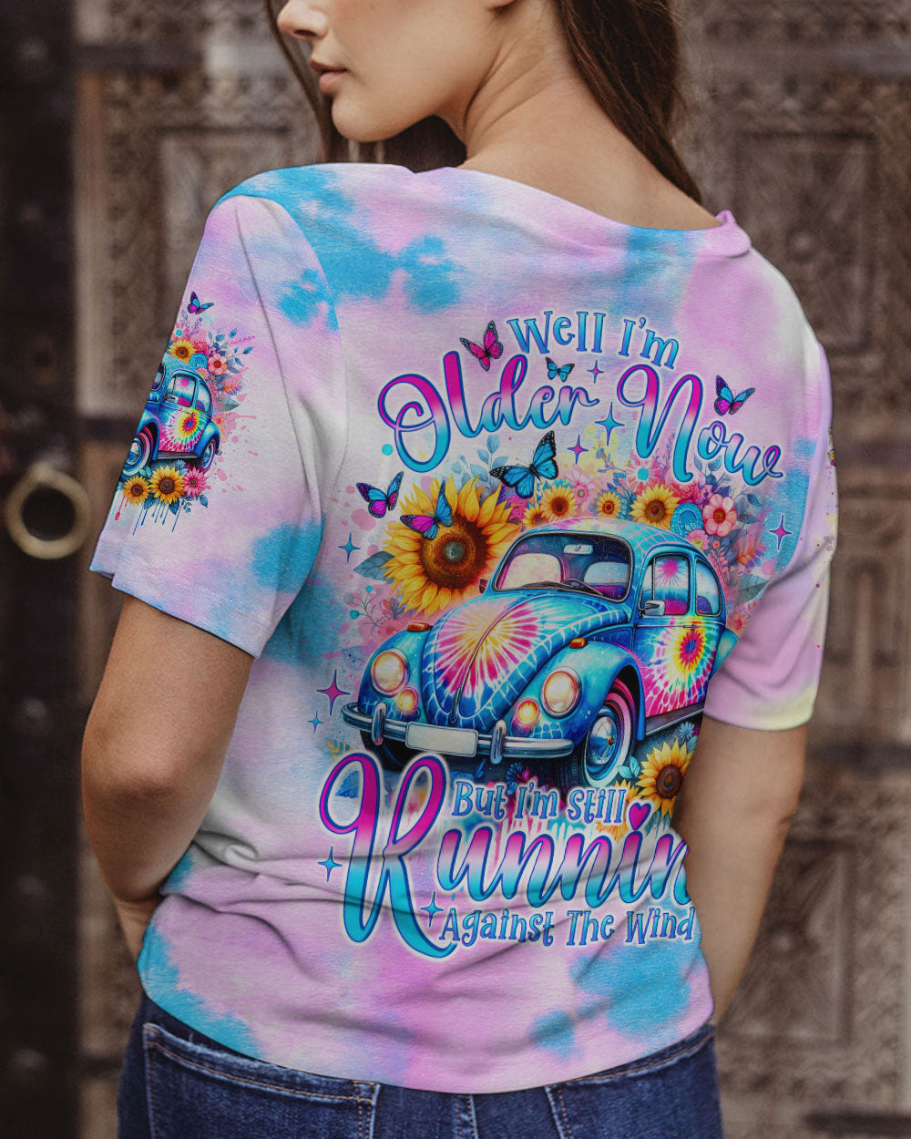RUNNING AGAINST THE WIND TIE DYE ALL OVER PRINT - TLNO1701242