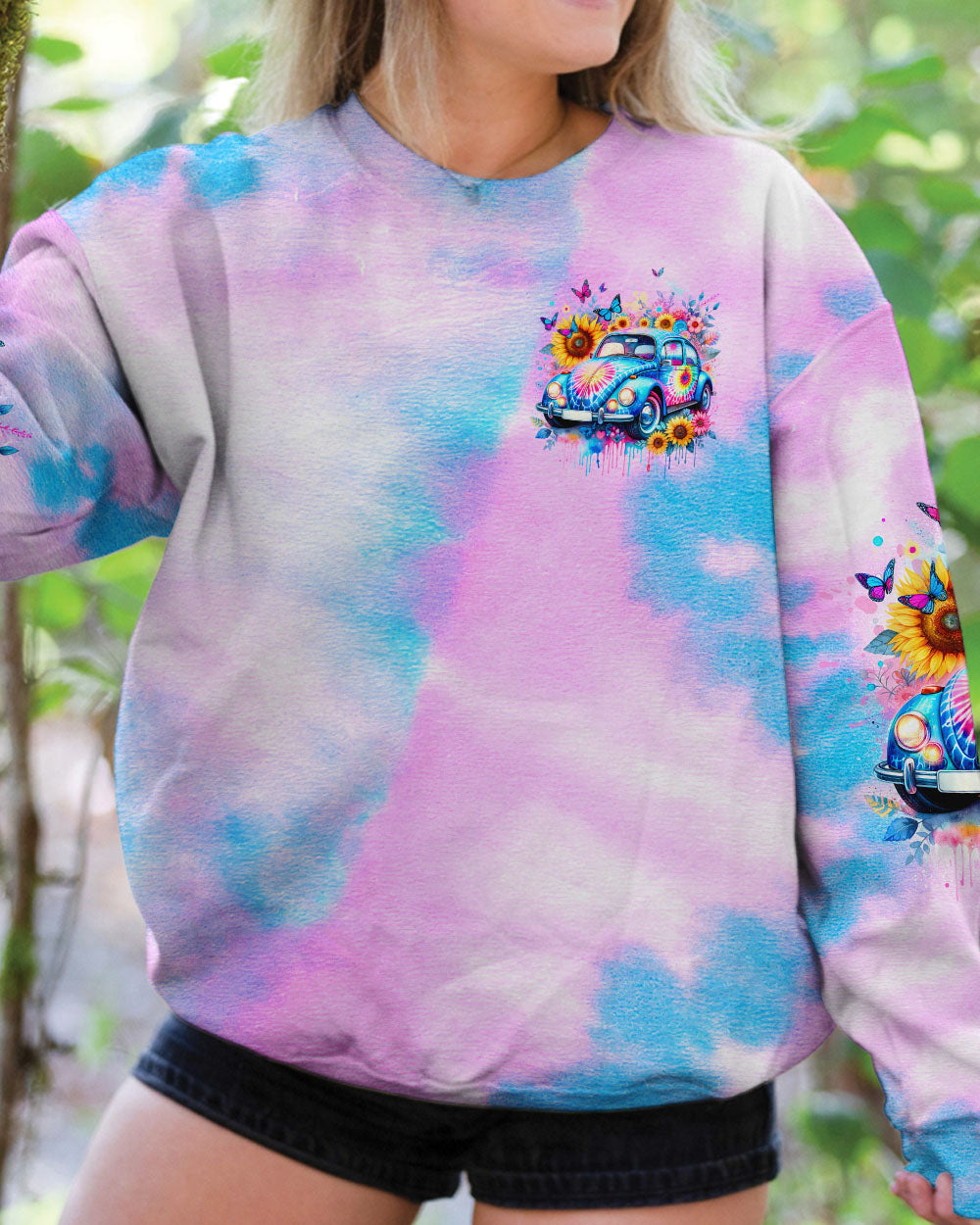 RUNNING AGAINST THE WIND TIE DYE ALL OVER PRINT - TLNO1701242