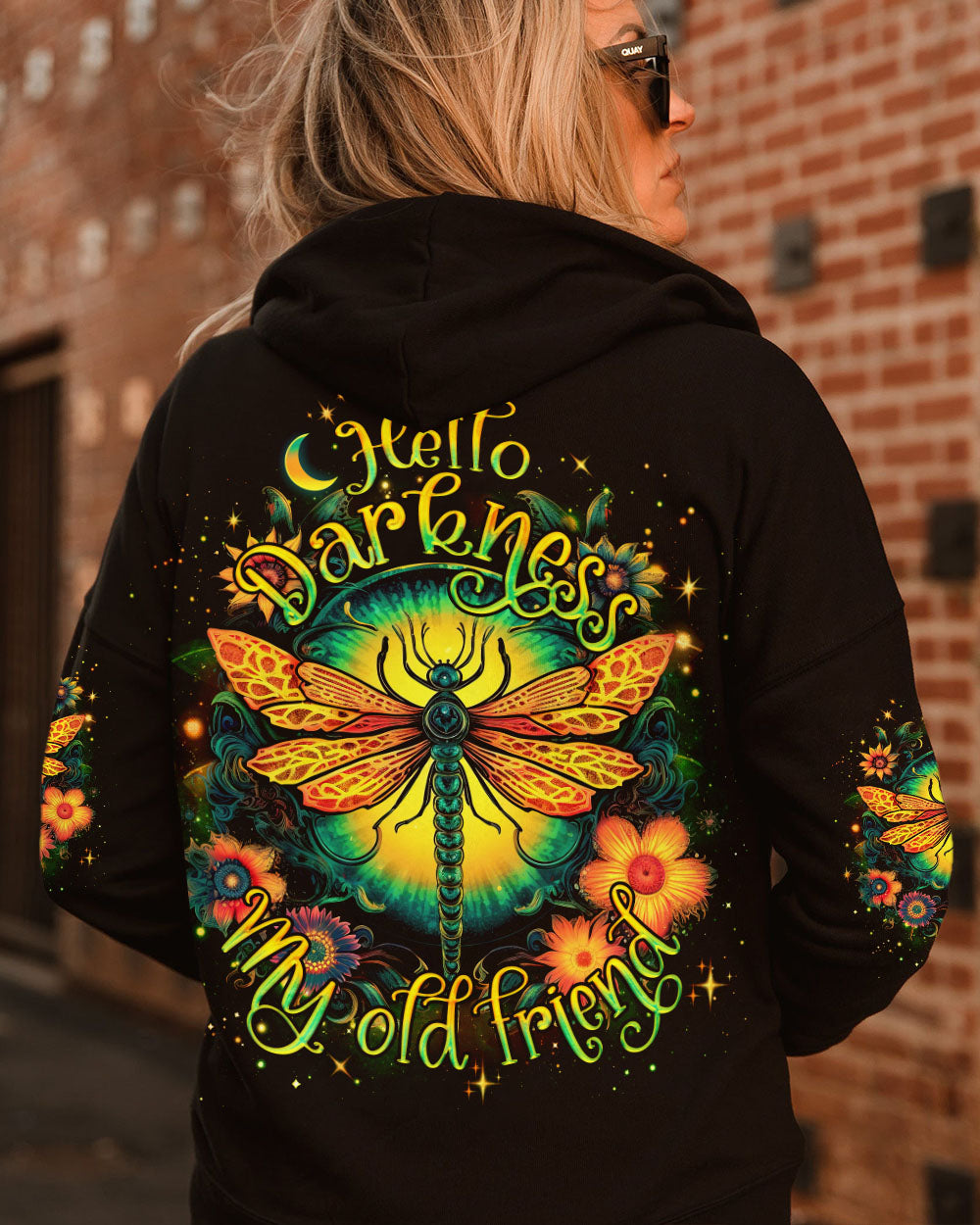 HELLO DARKNESS MY OLD FRIEND DRAGONFLY ALL OVER PRINT - TLNO1707234