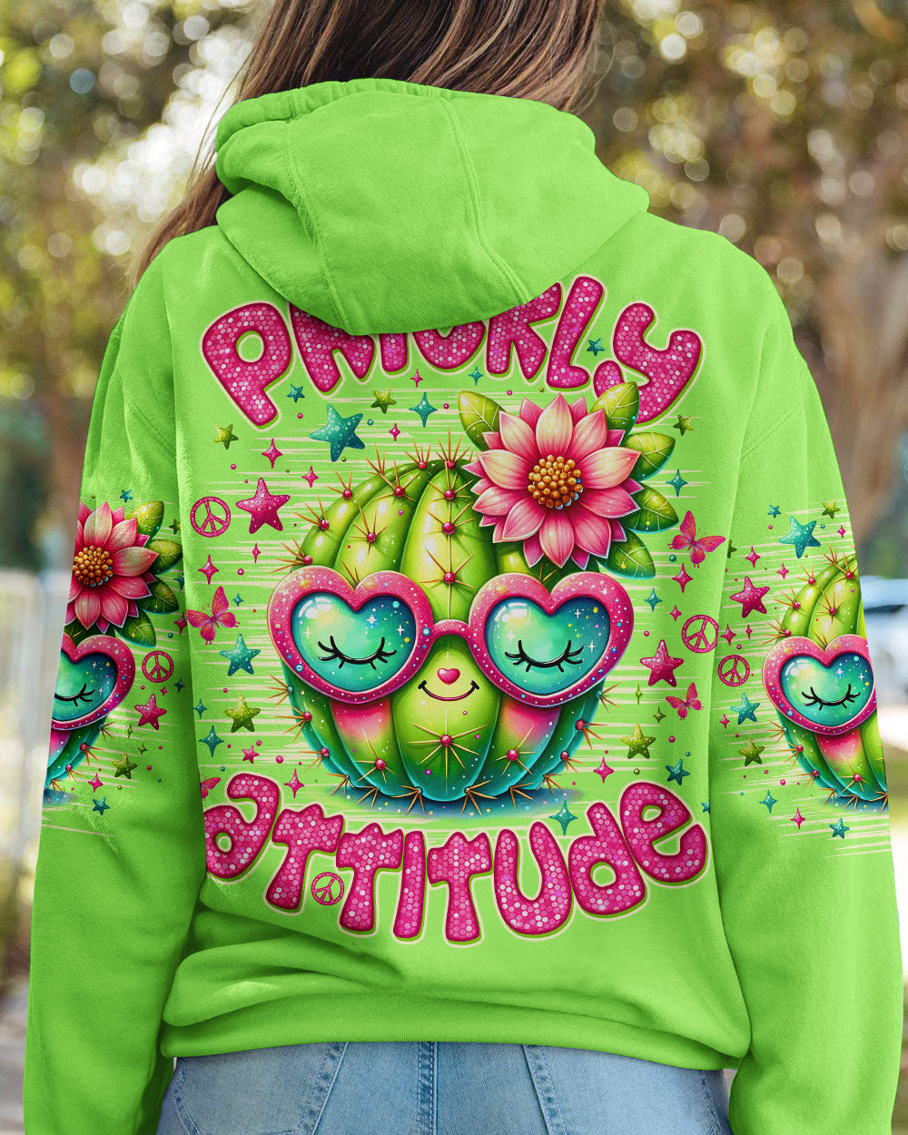 PRICKLY ATTITUDE CACTUS ALL OVER PRINT - TLNO1709252