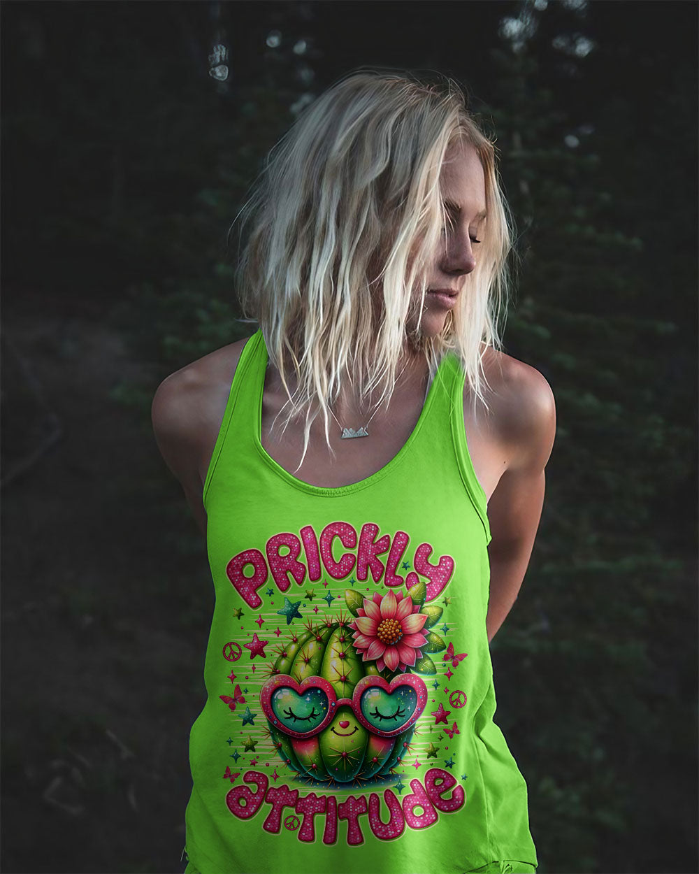 PRICKLY ATTITUDE CACTUS ALL OVER PRINT - TLNO1709252