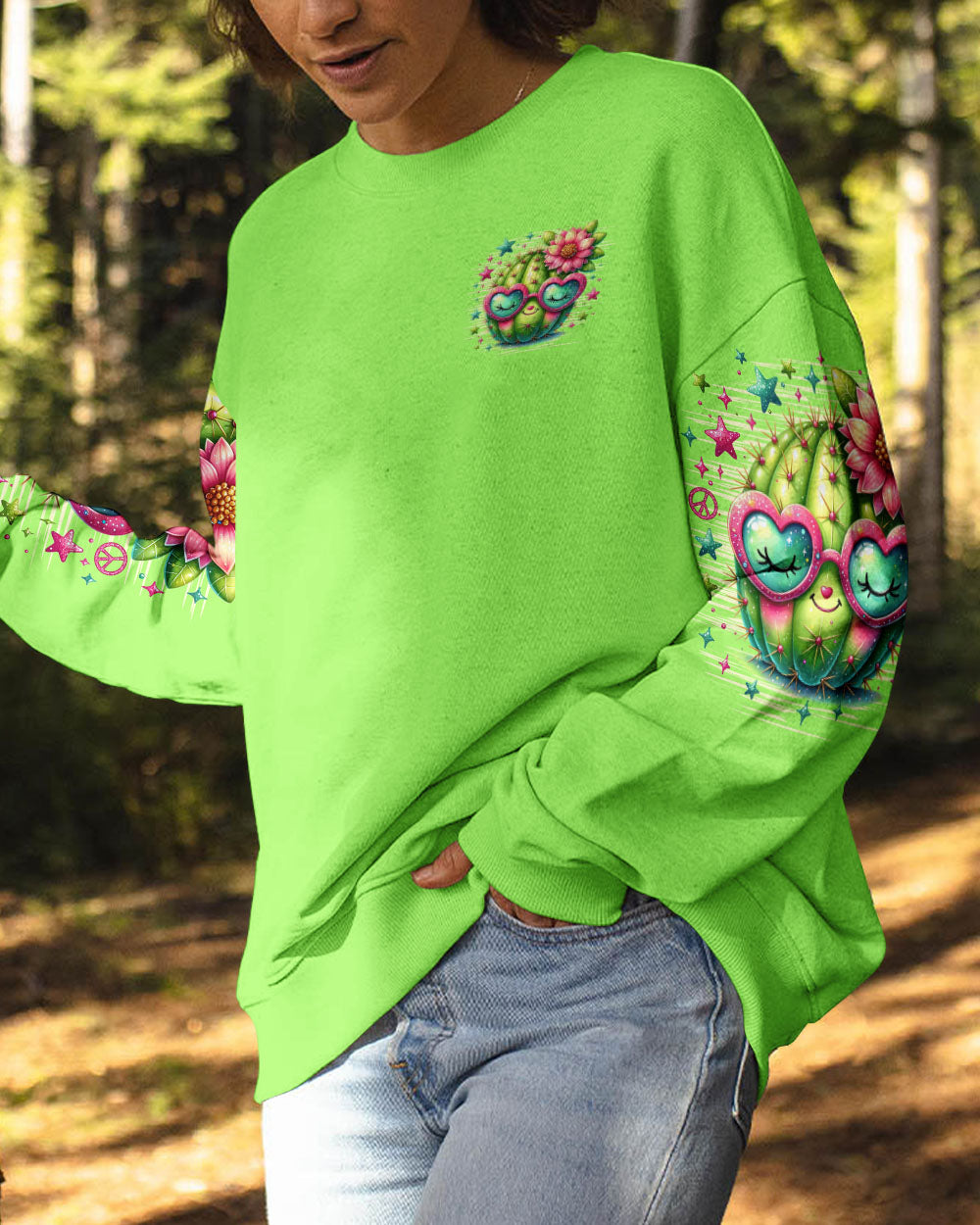 PRICKLY ATTITUDE CACTUS ALL OVER PRINT - TLNO1709252