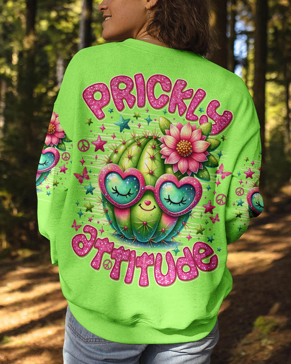 PRICKLY ATTITUDE CACTUS ALL OVER PRINT - TLNO1709252