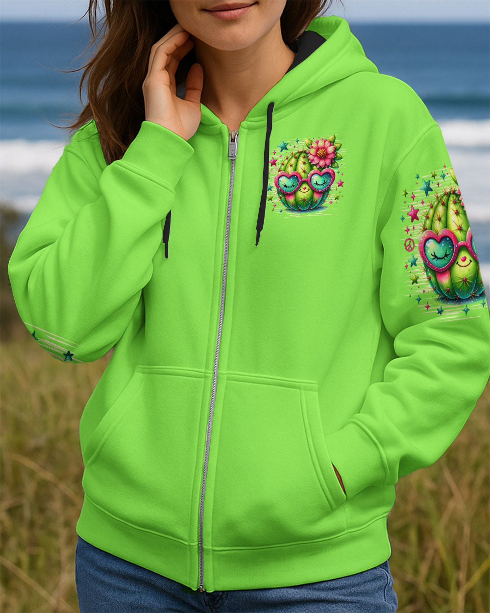 PRICKLY ATTITUDE CACTUS ALL OVER PRINT - TLNO1709252
