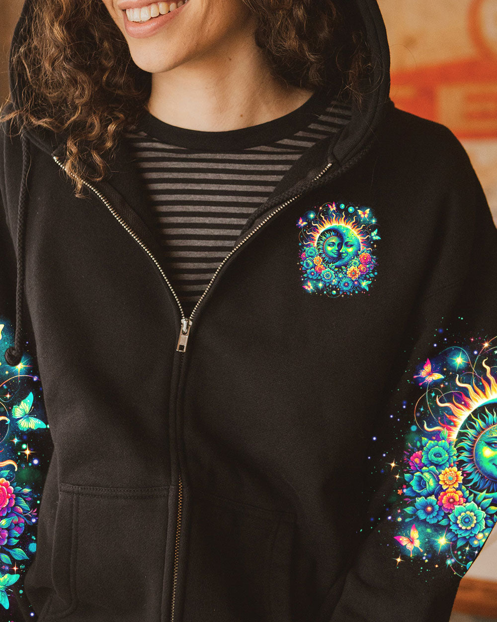 SPIRIT OF A FAIRY SUN MOON ALL OVER PRINT - TLNO1801242