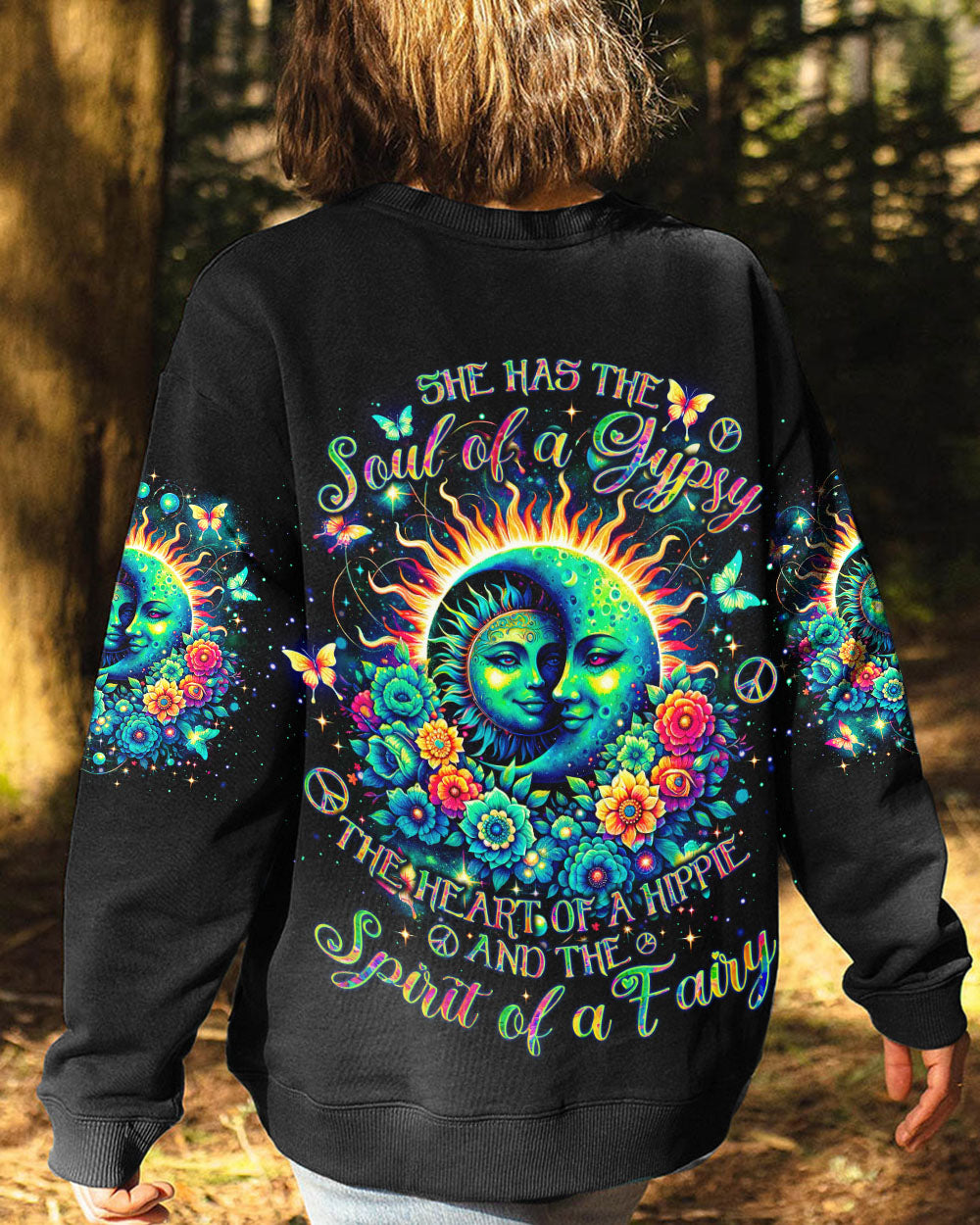 SPIRIT OF A FAIRY SUN MOON ALL OVER PRINT - TLNO1801242