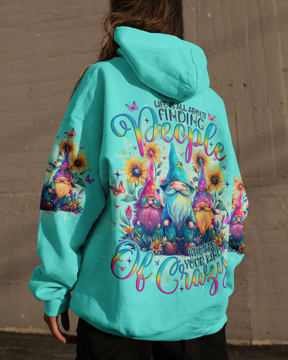 YOUR KIND OF CRAZY GNOME ALL OVER PRINT - TLNO1803241