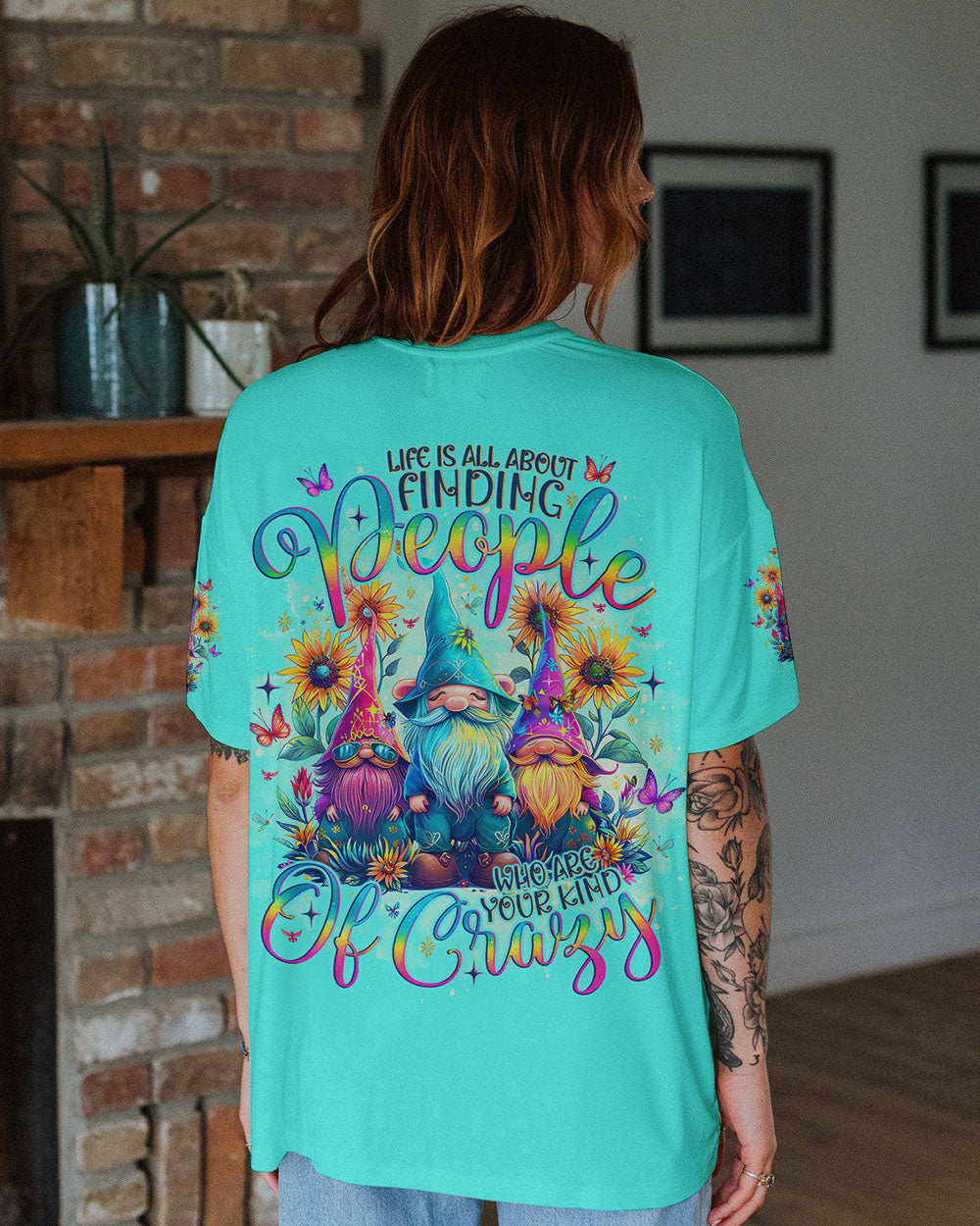 YOUR KIND OF CRAZY GNOME ALL OVER PRINT - TLNO1803241