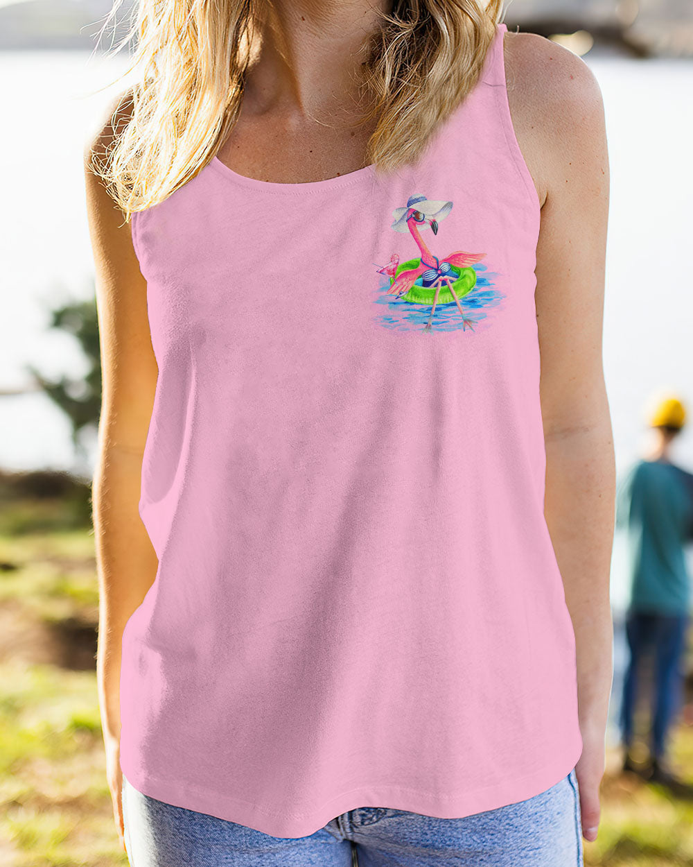 PRETTY IN PINK FLAMINGO ALL OVER PRINT - TLNO1806242