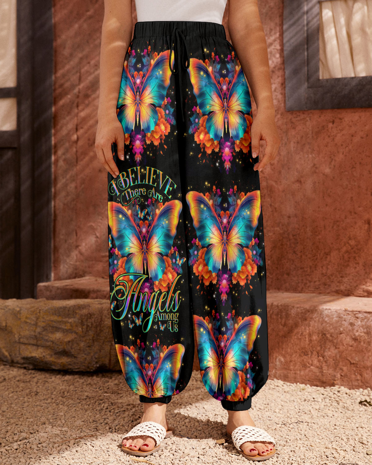 I BELIEVE THERE ARE ANGELS AMONG US BUTTERFLY ALL OVER PRINT - TLNO1807231