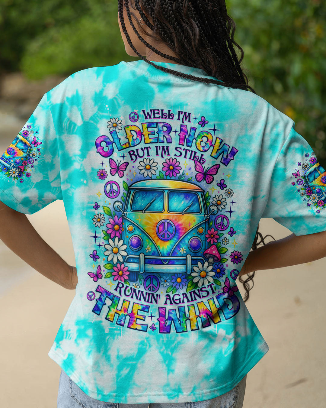 RUNNING AGAINST THE WIND BUS TIE DYE ALL OVER PRINT - TLNO1904253