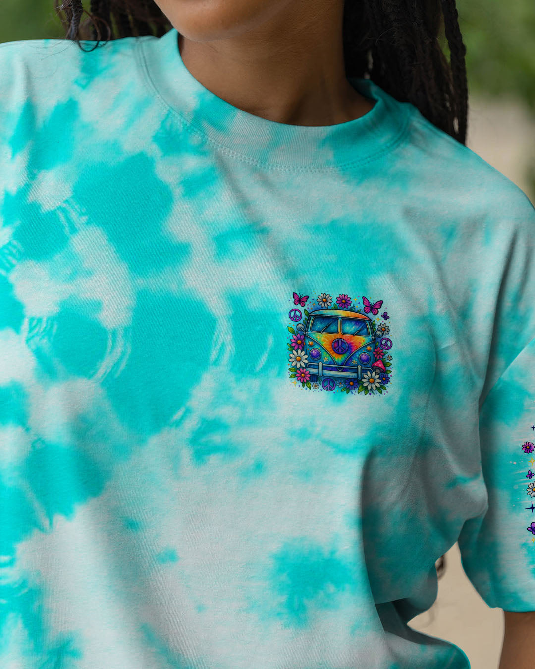 RUNNING AGAINST THE WIND BUS TIE DYE ALL OVER PRINT - TLNO1904253