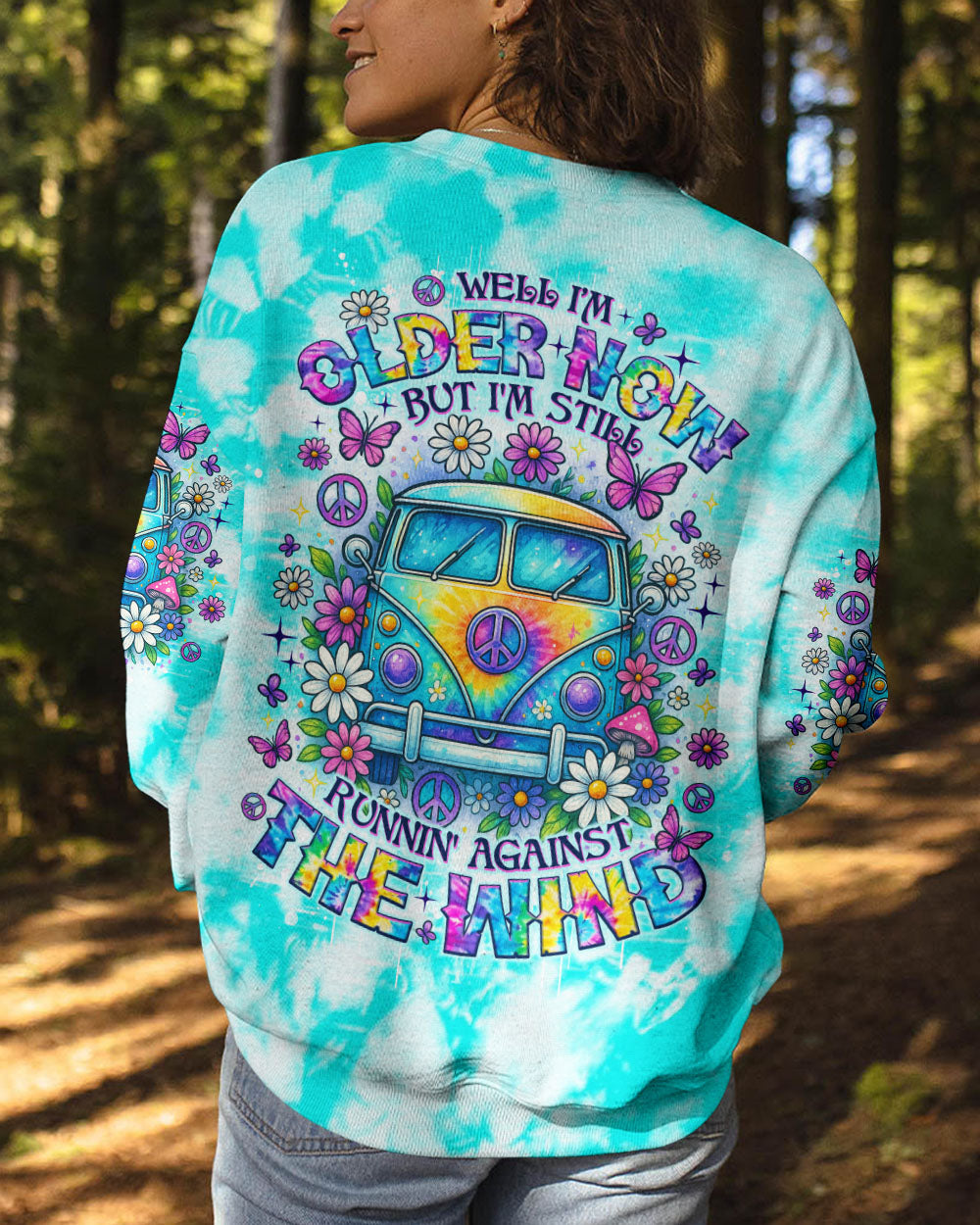 RUNNING AGAINST THE WIND BUS TIE DYE ALL OVER PRINT - TLNO1904253