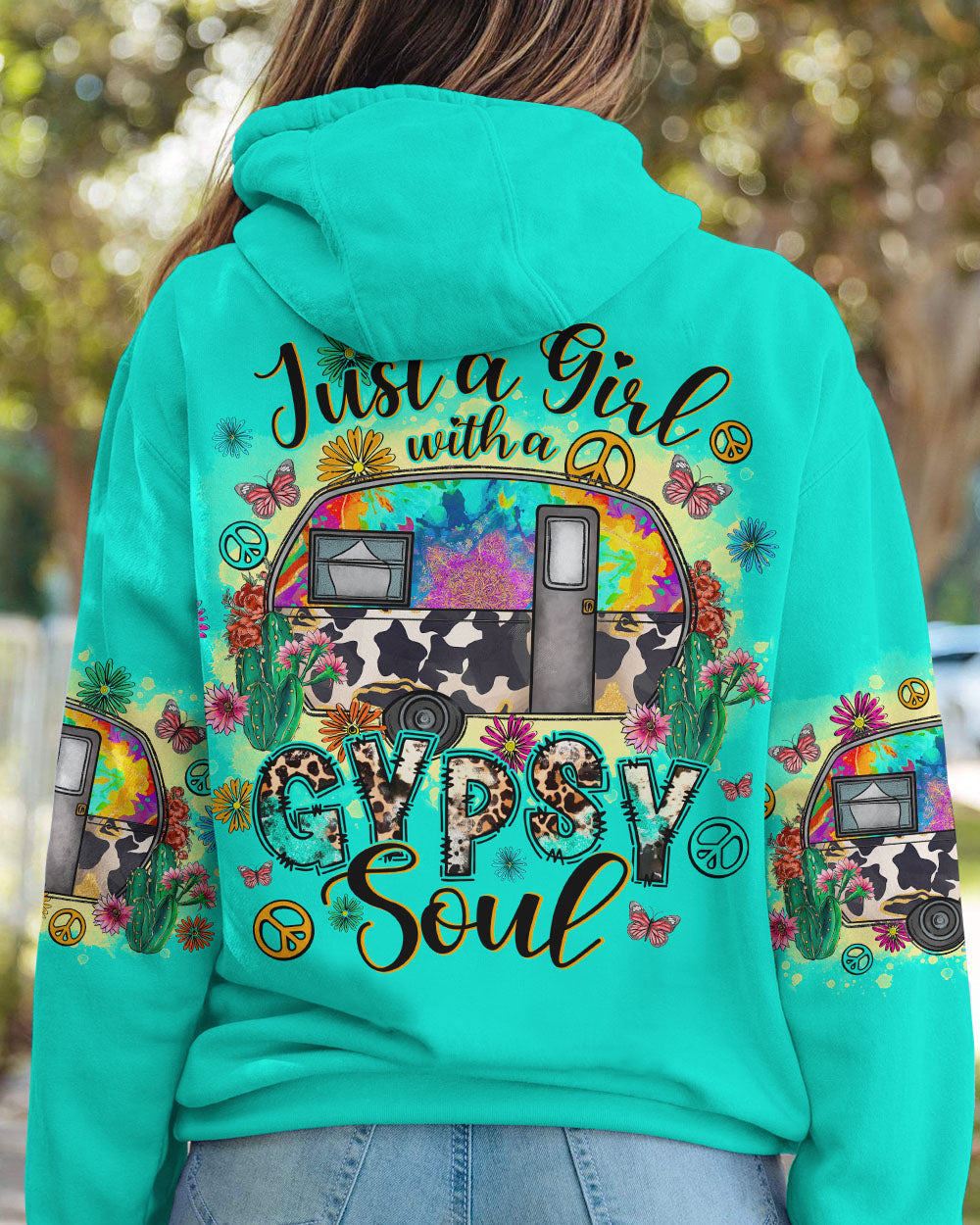 JUST A GIRL WITH A GYPSY SOUL ALL OVER PRINT - TLNO1907231