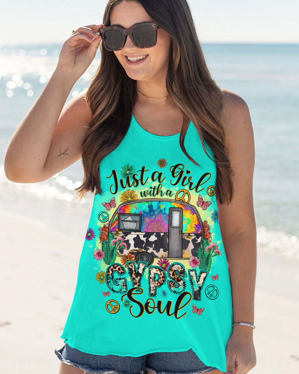 JUST A GIRL WITH A GYPSY SOUL ALL OVER PRINT - TLNO1907231