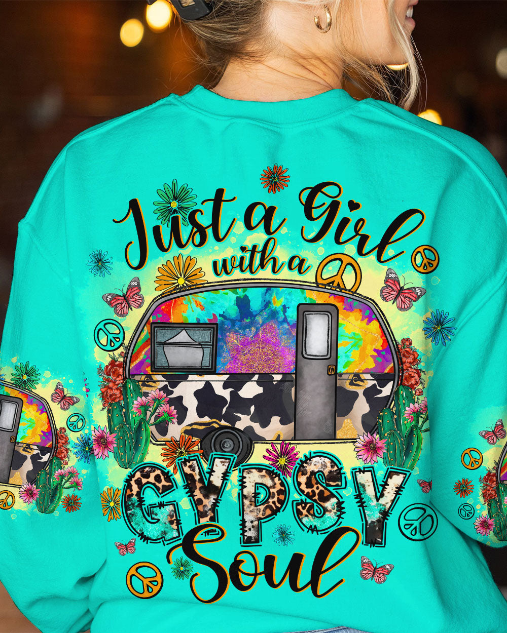 JUST A GIRL WITH A GYPSY SOUL ALL OVER PRINT - TLNO1907231