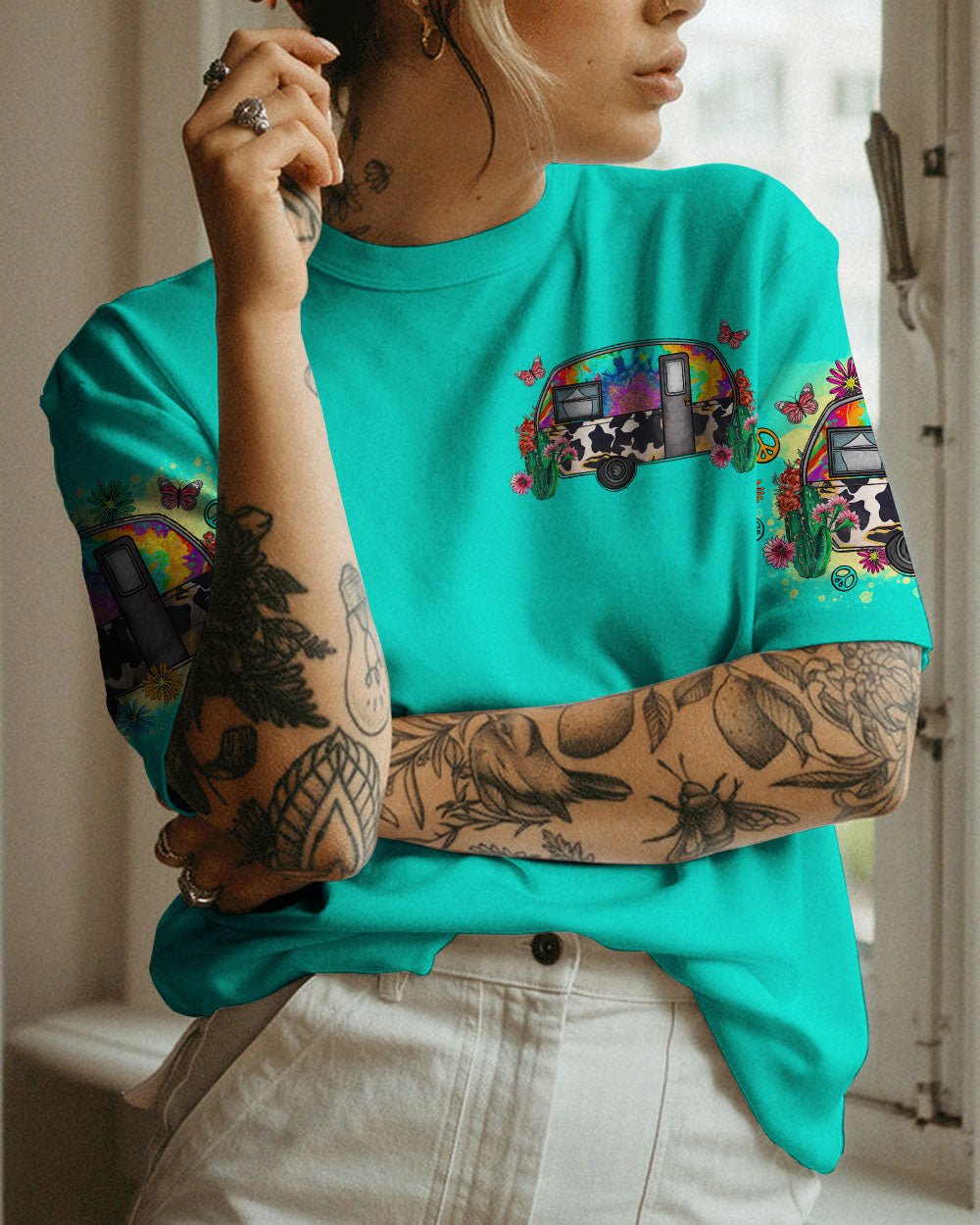 JUST A GIRL WITH A GYPSY SOUL ALL OVER PRINT - TLNO1907231