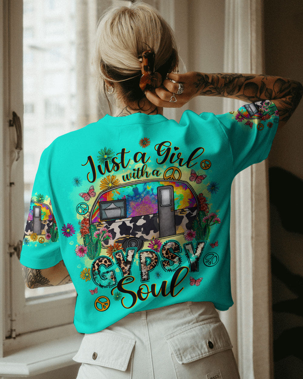 JUST A GIRL WITH A GYPSY SOUL ALL OVER PRINT - TLNO1907231