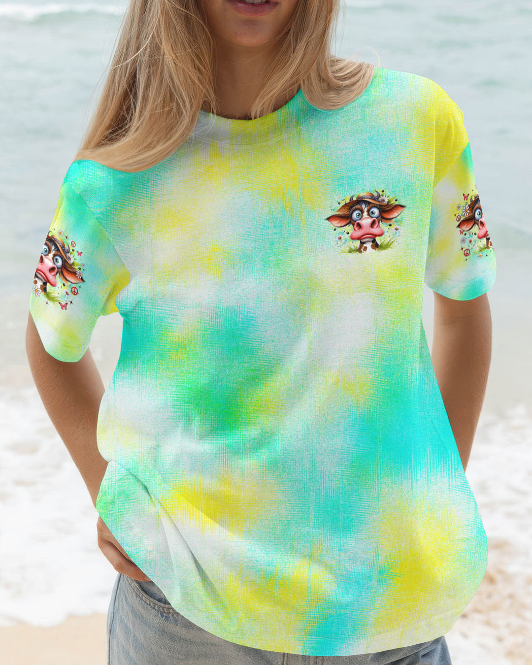 ONE CRAZY HEIFER ALL OVER PRINT - TLNO1908251