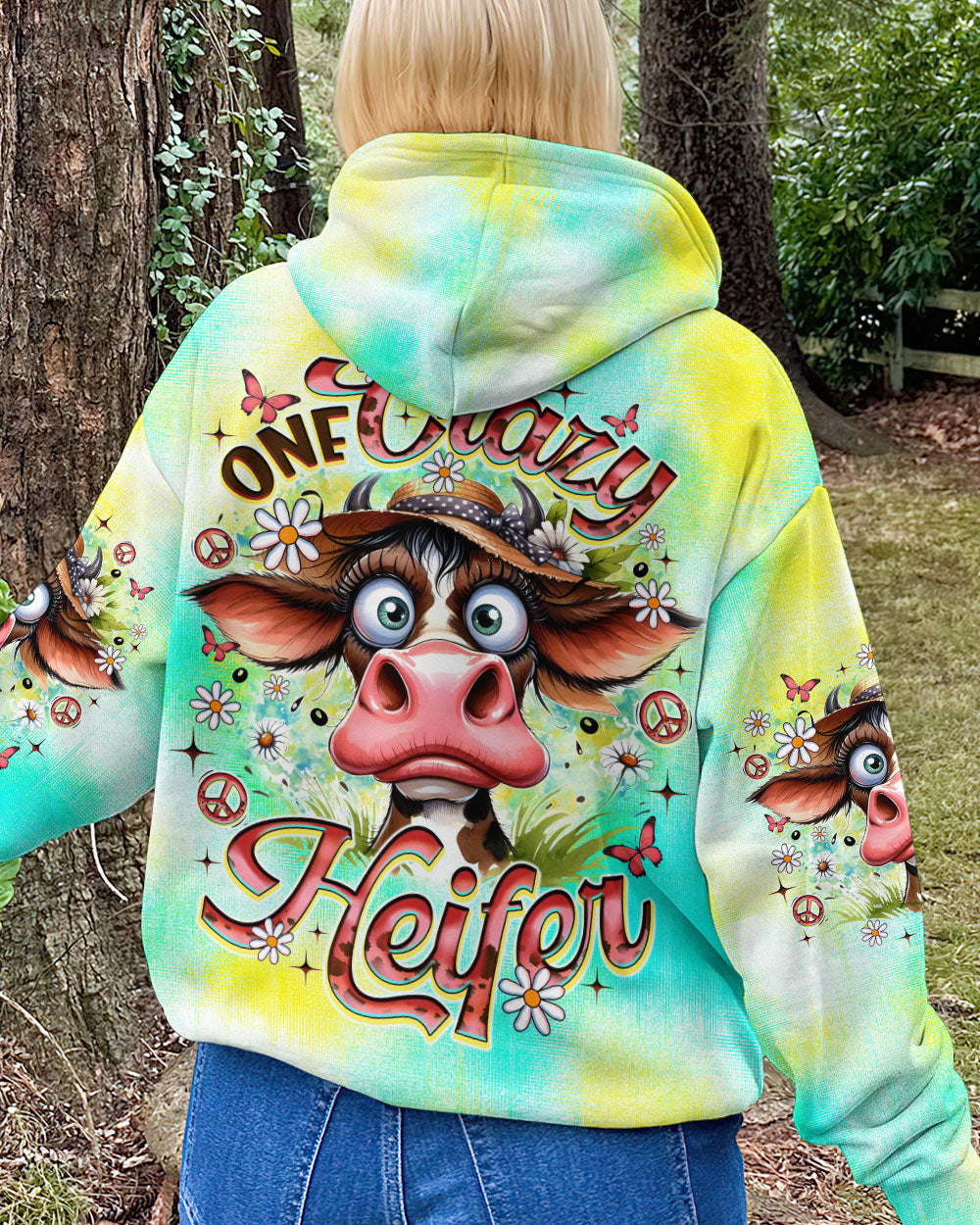 ONE CRAZY HEIFER ALL OVER PRINT - TLNO1908251