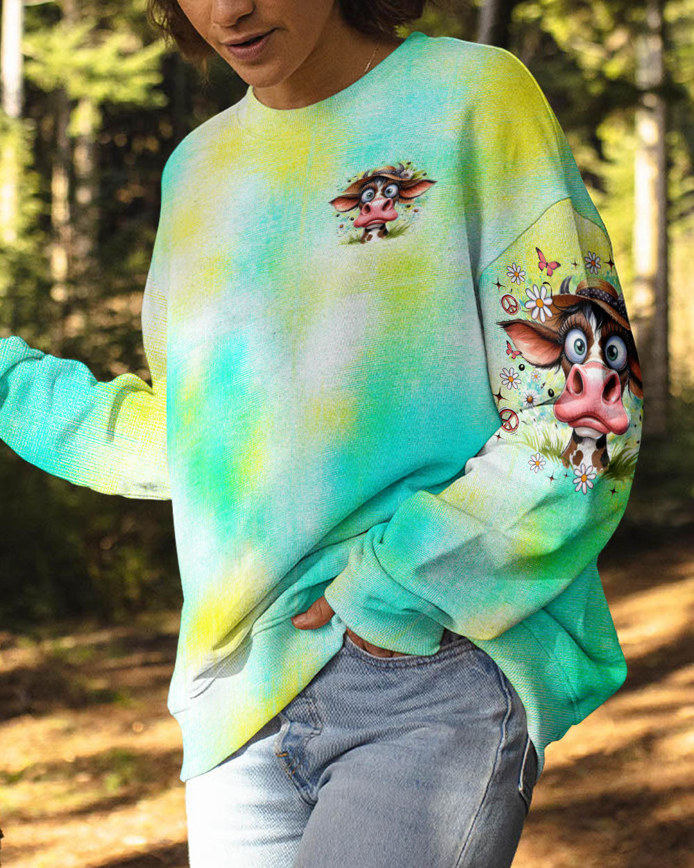 ONE CRAZY HEIFER ALL OVER PRINT - TLNO1908251
