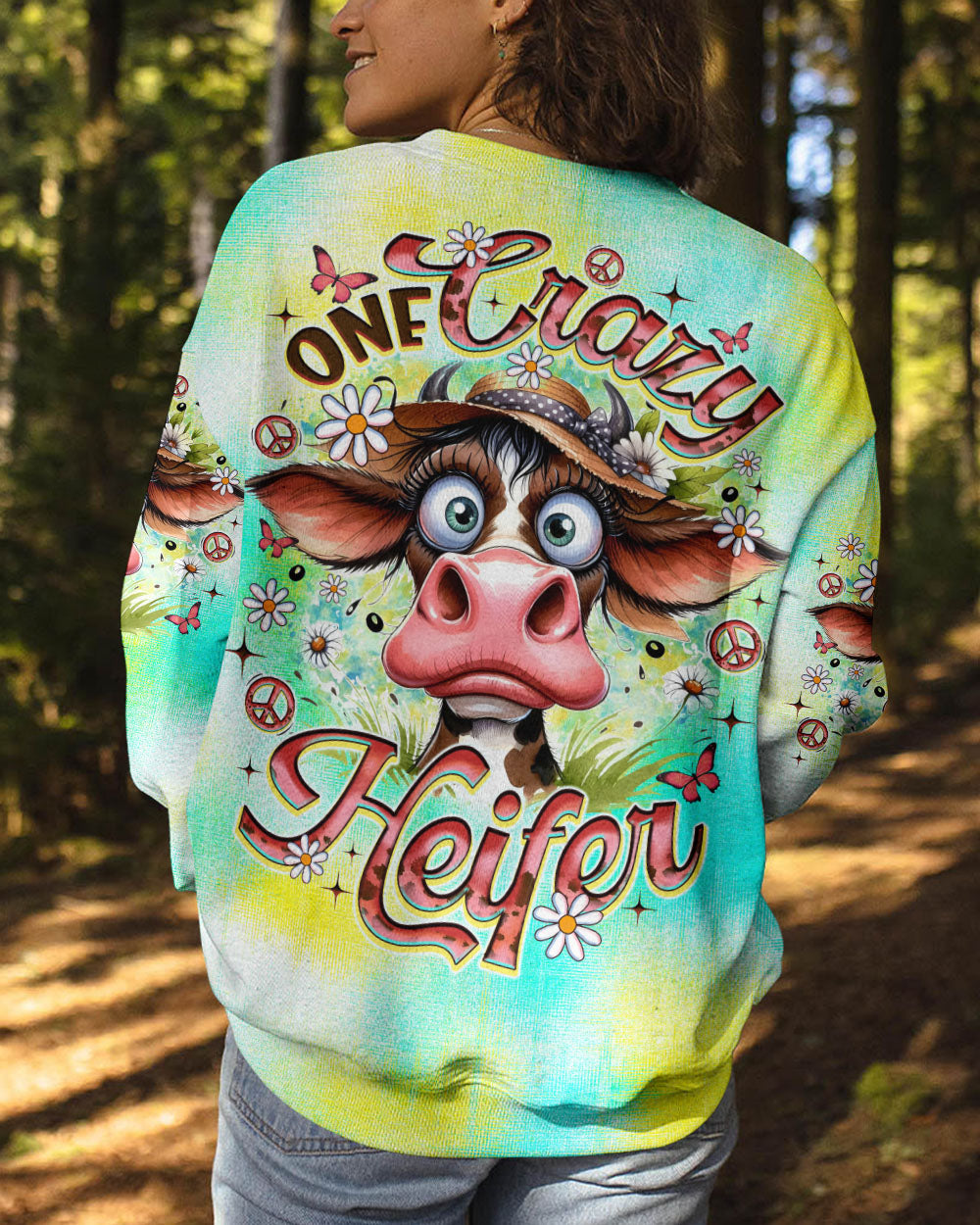 ONE CRAZY HEIFER ALL OVER PRINT - TLNO1908251