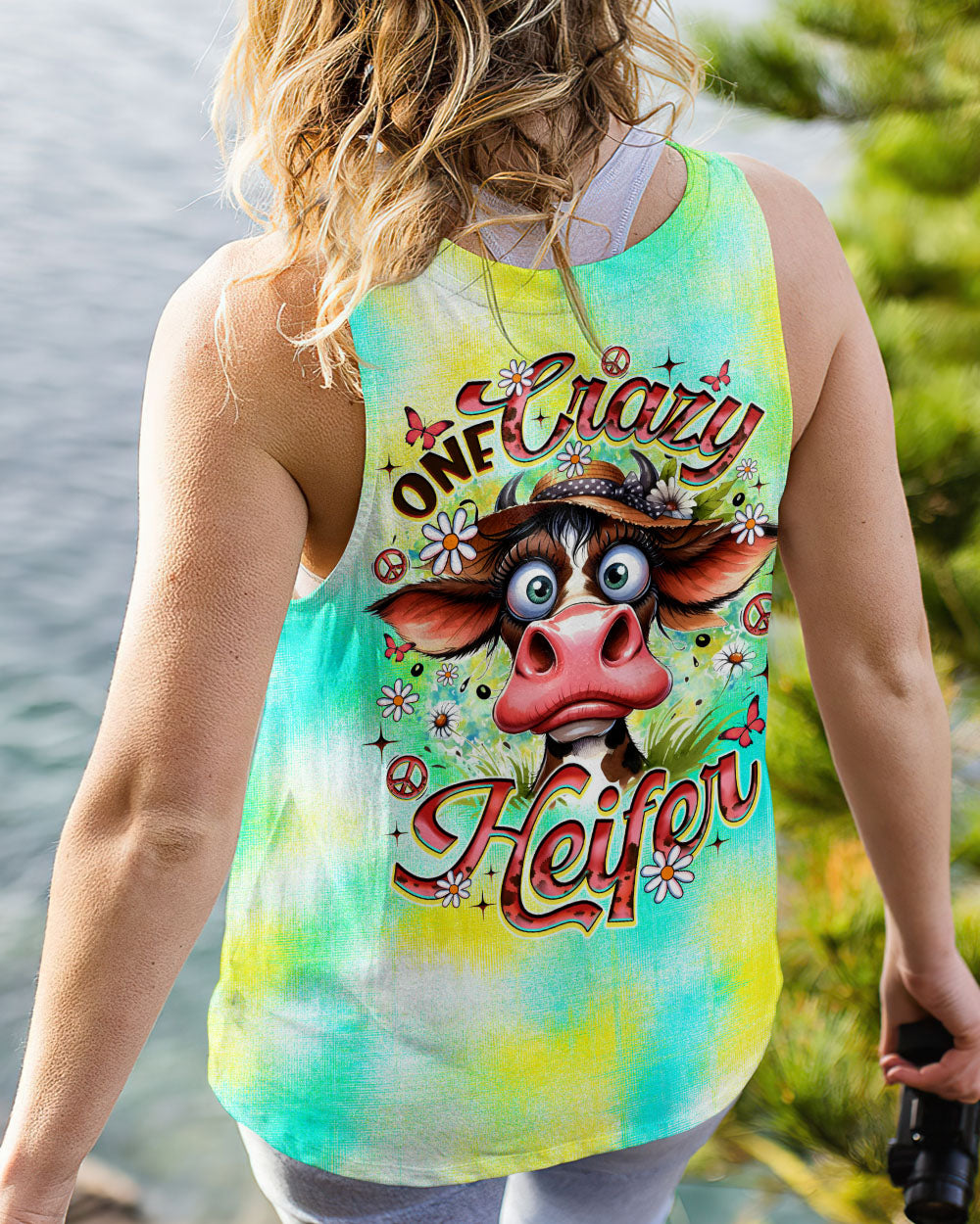 ONE CRAZY HEIFER ALL OVER PRINT - TLNO1908251