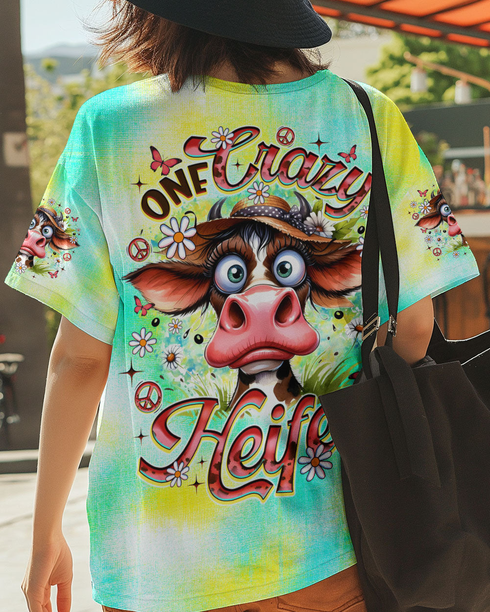 ONE CRAZY HEIFER ALL OVER PRINT - TLNO1908251