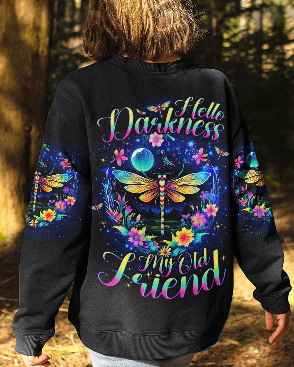 HELLO DARKNESS MY OLD FRIEND DRAGONFLY ALL OVER PRINT - TLNO1912231