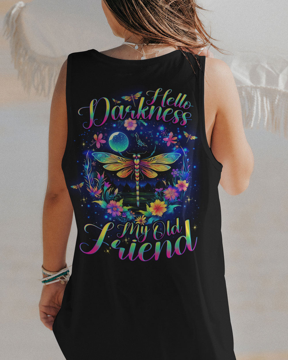 HELLO DARKNESS MY OLD FRIEND DRAGONFLY ALL OVER PRINT - TLNO1912231