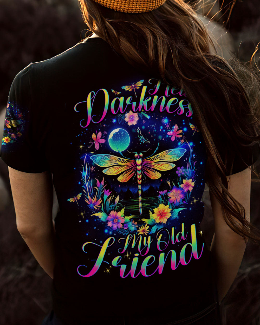 HELLO DARKNESS MY OLD FRIEND DRAGONFLY ALL OVER PRINT - TLNO1912231